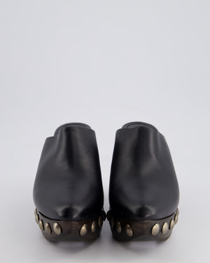 Alaïa Black Studded "Le Sabot" Mules Size EU 39