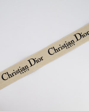 Christian Dior Orange, Blue & Cream Canvas Guitar Bag Strap with Antique Gold Hardware RRP £890