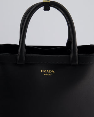 *RARE* Prada Medium Black Leather Buckle Belt Bag with Strap in Gold Hardware RRP - £3,600