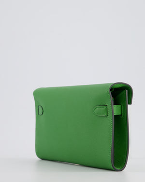 Hermès Kelly To Go Bag in Vert Yucca Epsom Leather Palladium Hardware