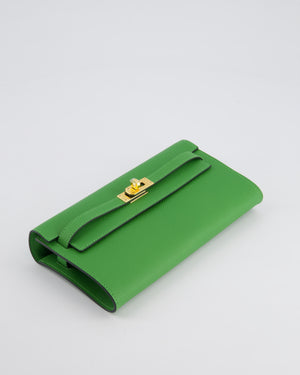 Hermès Kelly To Go Bag in Vert Yucca Epsom Leather Palladium Hardware