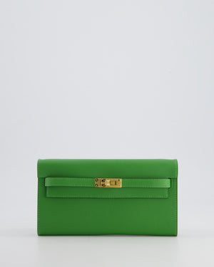 Hermès Kelly To Go Bag in Vert Yucca Epsom Leather Palladium Hardware