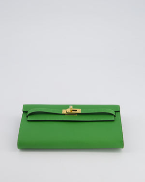 Hermès Kelly To Go Bag in Vert Yucca Epsom Leather Palladium Hardware