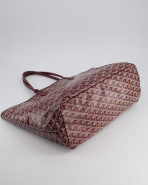 Goyard Saint Louis PM Burgundy Shoulder Tote Bag