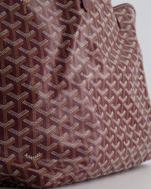 Goyard Saint Louis PM Burgundy Shoulder Tote Bag