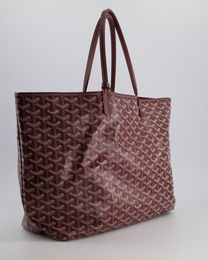 Goyard Saint Louis PM Burgundy Shoulder Tote Bag