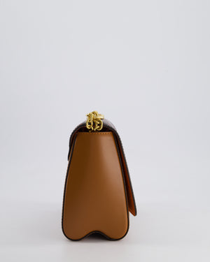 Louis Vuitton Brown "Grace Coddington" Twist MM Bag with Gold Hardware