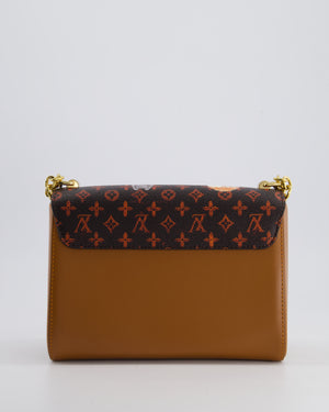 Louis Vuitton Brown "Grace Coddington" Twist MM Bag with Gold Hardware