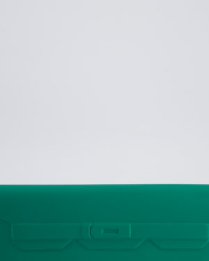 Hermès Birkin Shadow Cut Clutch Bag In Vert Vertigo Swift Leather