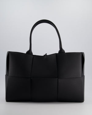 *HOT* Bottega Veneta Black Intrecciato Unstructured Arco Bag in Calfskin Leather with Pouch