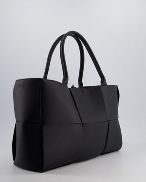 *HOT* Bottega Veneta Black Intrecciato Unstructured Arco Bag in Calfskin Leather with Pouch