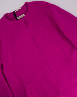 'S Max Mara Pink Wool Coat Size IT 44 (UK 12)