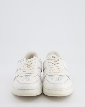 Céline White Trainers with Black Logo Detail Size EU 36 RRP £650