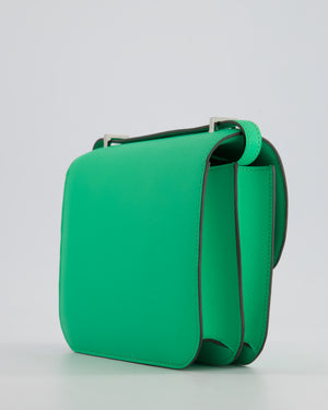 *RARE COLOUR* Hermès Constance III Mini Miroir 18cm Bag in Vert Comics Epsom Leather with Palladium Hardware