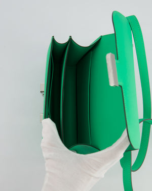 *RARE COLOUR* Hermès Constance III Mini Miroir 18cm Bag in Vert Comics Epsom Leather with Palladium Hardware