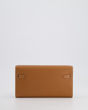 Hermès Kelly To Go Bag in Gold Evercolor Leather with Palladium Hardware