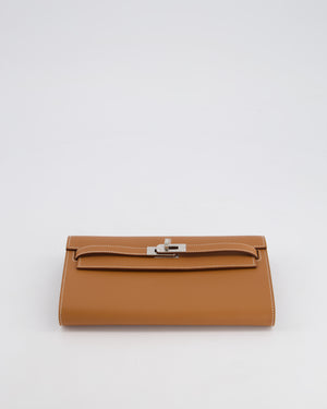 Hermès Kelly To Go Bag in Gold Evercolor Leather with Palladium Hardware