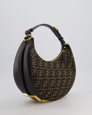 Fendi FF Fendigraphy Logo Bag with Gold Logo Bottom Detail