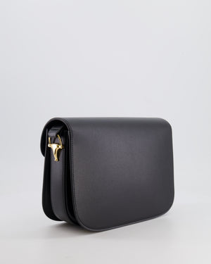 Gucci Horsebit 1955 Small Shoulder Bag in Black Calfskin Leather with Gold Hardware RRP £2,650