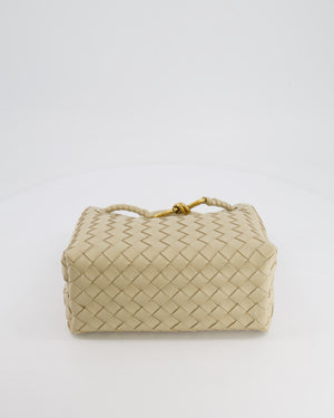 Bottega Veneta Small Andiamo Bag in Light Butterscotch Intrecciato Leather with Gold Hardware RRP £3,410