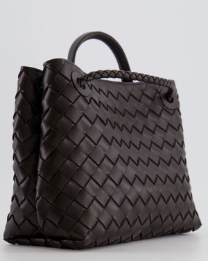 Bottega Veneta Small Andiamo Bag in Brown Fondant Intrecciato Leather with Gold Hardware RRP £3,410