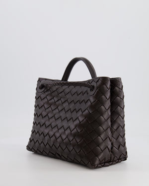 Bottega Veneta Small Andiamo Bag in Brown Fondant Intrecciato Leather with Gold Hardware RRP £3,410