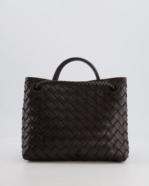 Bottega Veneta Small Andiamo Bag in Brown Fondant Intrecciato Leather with Gold Hardware RRP £3,410