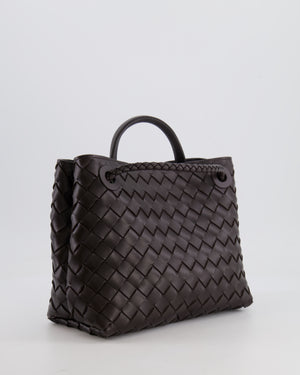 Bottega Veneta Small Andiamo Bag in Brown Fondant Intrecciato Leather with Gold Hardware RRP £3,410