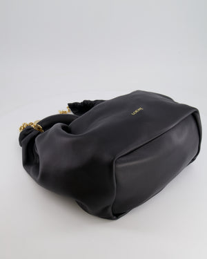 *HOT* Loewe Black Medium Squeeze Bag in Nappa Lambskin Leather and Gold Hardware RRP £3,650