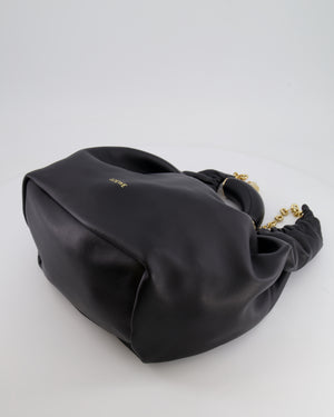 *HOT* Loewe Black Medium Squeeze Bag in Nappa Lambskin Leather and Gold Hardware RRP £3,650