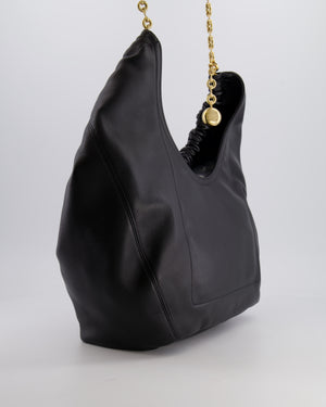 *HOT* Loewe Black Medium Squeeze Bag in Nappa Lambskin Leather and Gold Hardware RRP £3,650