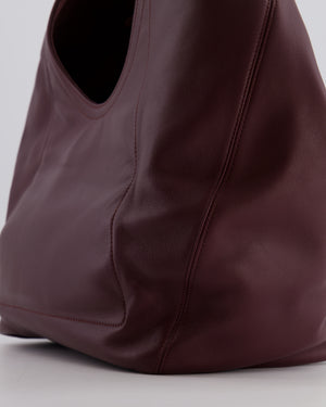 *HOT* Loewe Dark Burgundy Medium Squeeze Bag in Nappa Lambskin Leather and Gold Hardware RRP £3,650