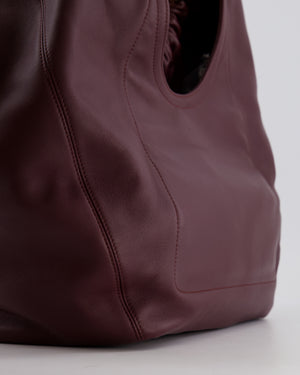 *HOT* Loewe Dark Burgundy Medium Squeeze Bag in Nappa Lambskin Leather and Gold Hardware RRP £3,650