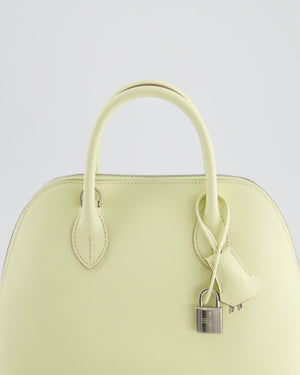 Hermès Bolide 25cm in Jaune Milton Epsom Leather with Palladium Hardware