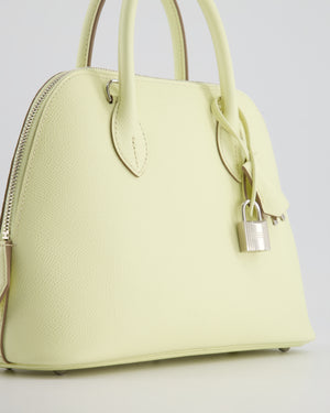 Hermès Bolide 25cm in Jaune Milton Epsom Leather with Palladium Hardware