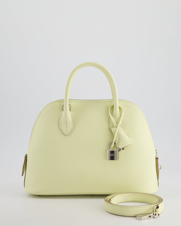 Hermès Bolide 25cm in Jaune Milton Epsom Leather with Palladium Hardware