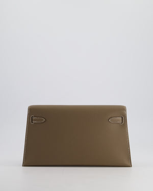 *NEW RELEASE* Hermès Kelly Elan Bag in Etoupe Epsom Leather with Palladium Hardware