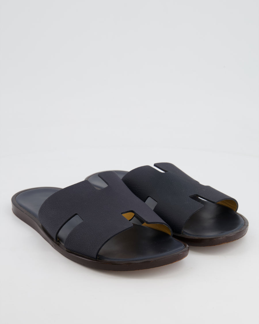 Hermès Black Izmir Sandals Size EU 40