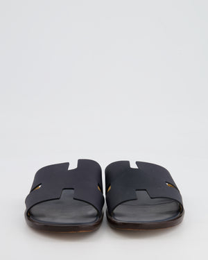 Hermès Black Izmir Sandals Size EU 40