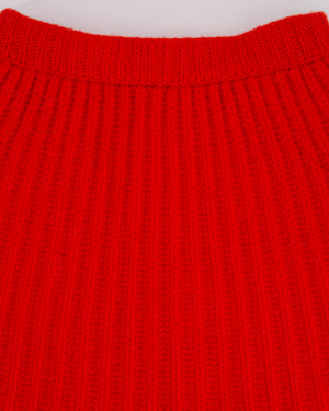 Gucci Red Knitted Wool Mini Skirt Size XS (UK 6)