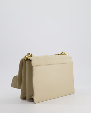 *HOT* Saint Laurent Beige Medium Sunset Bag in Smooth Calfskin Leather & Suede with Antique Gold Hardware RRP £1,930