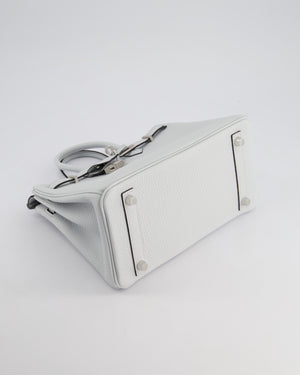 *NEW COLOUR* Hermès Birkin 25cm Retourne Bag in Gris Platine Togo Leather with Palladium Hardware