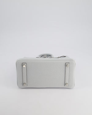 *NEW COLOUR* Hermès Birkin 25cm Retourne Bag in Gris Platine Togo Leather with Palladium Hardware