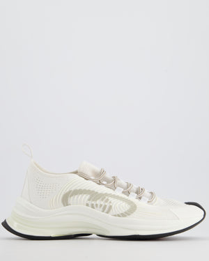 Gucci White Run GG Logo Trainers Size EU 39.5