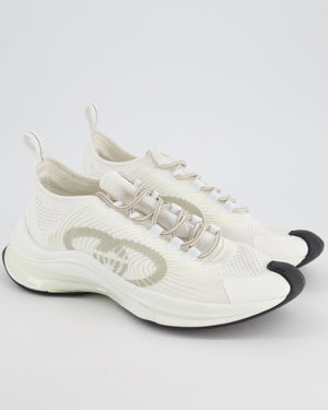 Gucci White Run GG Logo Trainers Size EU 39.5