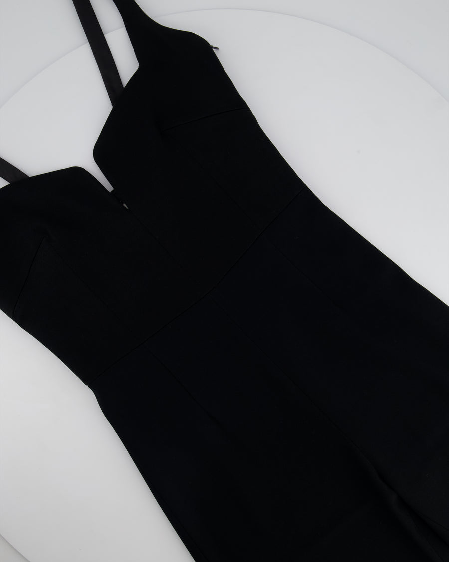 Galvan London Black Sleeveless Jumpsuit FR 36 (UK 8)