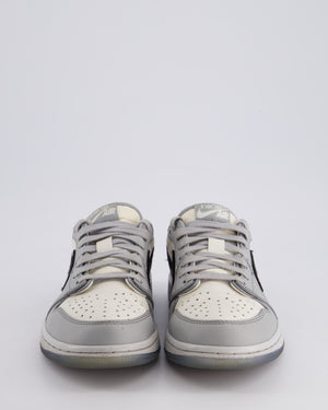 Christian Dior x Jordan 1 Low OG Trainers with Logo Detail Size EU 40.5