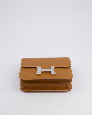 *HOT* Hermès Constance III Mini 18cm Miroir Bag in Gold Epsom Leather with Palladium Hardware