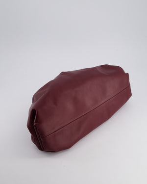 Bottega Veneta Burgundy Leather Large Pouch Bag