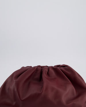 Bottega Veneta Burgundy Leather Large Pouch Bag